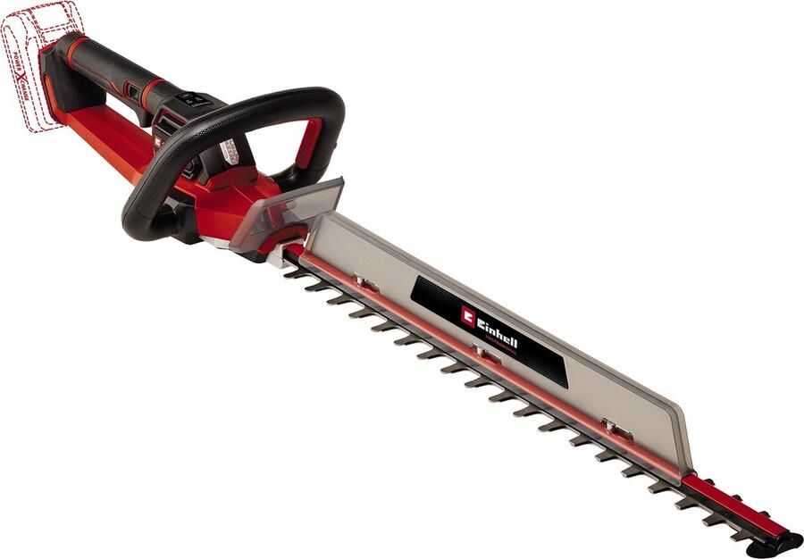 Einhell Accu Heggenschaar GP-CH 18 61 Li BL Solo Power X-Change 18 V Li-ion Koolborstelloze motor Snoeilengte: 61 cm Tandafstand: 26 mm Draaibare handgreep Excl. accu en lader