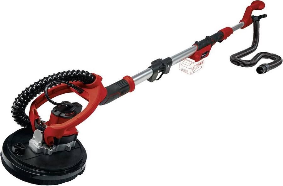 Einhell Accu Wand- Plafondschuurmachine TP-DW 18 225 Li Solo Power X-Change 18 V Li-ion Ø225 mm Incl. 6x schuurschijf 1x schuurgaas telescoopsteel stofzak met draagriem en opbergkoffer Excl. accu en lader
