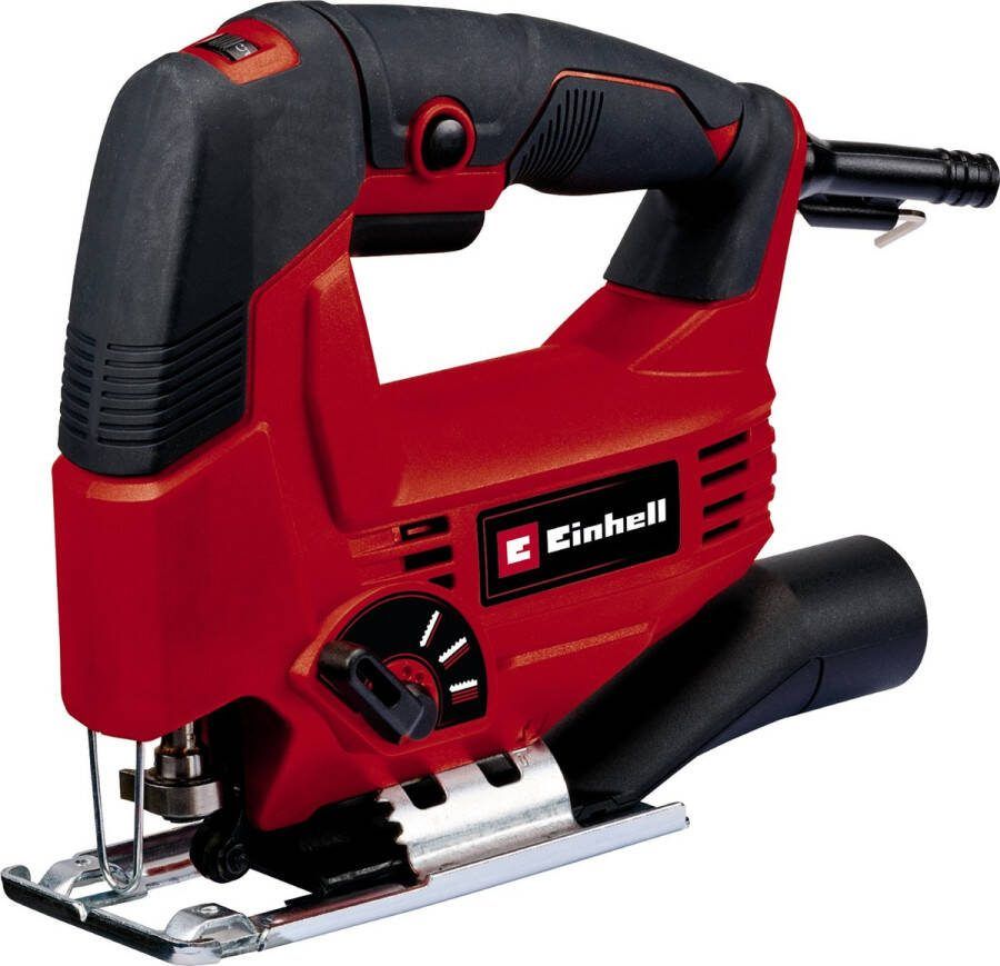 Einhell Elektrische Decoupeerzaag TC-JS 80 1 Kit 550 W Slagfrequentie 1200-3000 t min Slaghoogte: 20 mm Versteksneden: max. 45° Incl. 3 zaagbladen