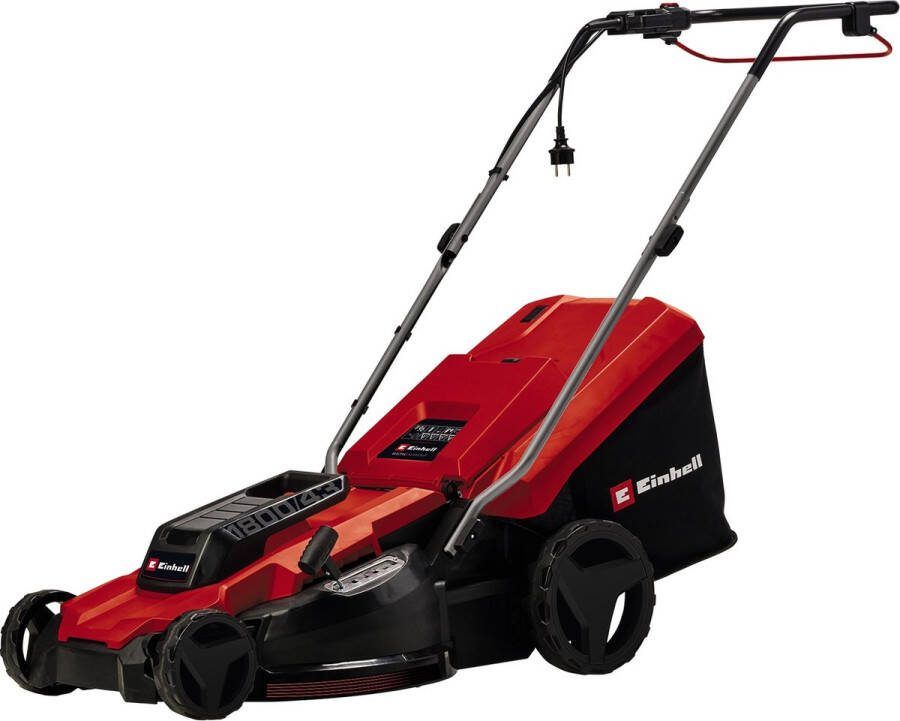 Einhell Elektrische Grasmaaier GC-EM 1800 43 1800 W Maaibreedte: 43 cm 50 L opvangbak Aanbevolen gazonoppervlakte: tot 800 m² Maaihoogte: 20-65 mm