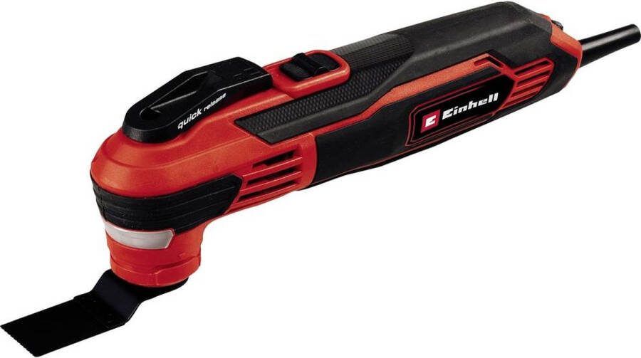 Einhell Elektrische Multitool TE-MG 350 EQ 350 W Snelheid & Constante elektronica Incl. 9x schuurpapier schraper en 4 verschillende zaagbladen