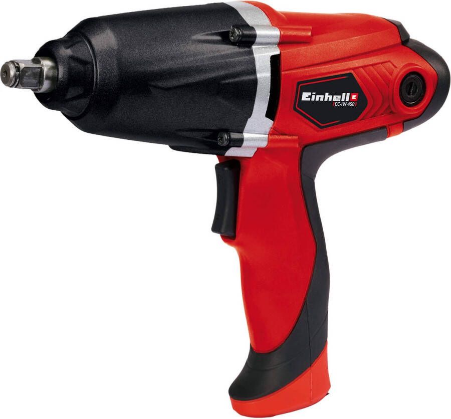 Einhell Elektrische slagschroevendraaier CC-IW 450 (450 W 300 Nm tuimelschakelaar rechts- linksloop incl. doppen 17 19 21 en 22 mm)