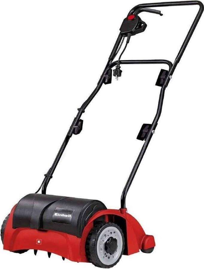 Einhell Elektrische Verticuteerder GC-ES 1231 1 1200 W voor gazons tot 300 m² tot 9 mm werkdiepte 8 dubbele messen 3-traps werkdiepte-instelling 28 L opvangbak