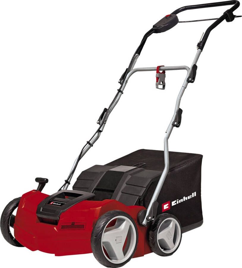 Einhell Verticuteerder en Beluchter GE-SA 1640 (1600 W 40 cm werkbreedte tot 12 mm werkdiepte in hoogte verstelbaar stuur opvangzak 48 L incl. beluchtingsrol)