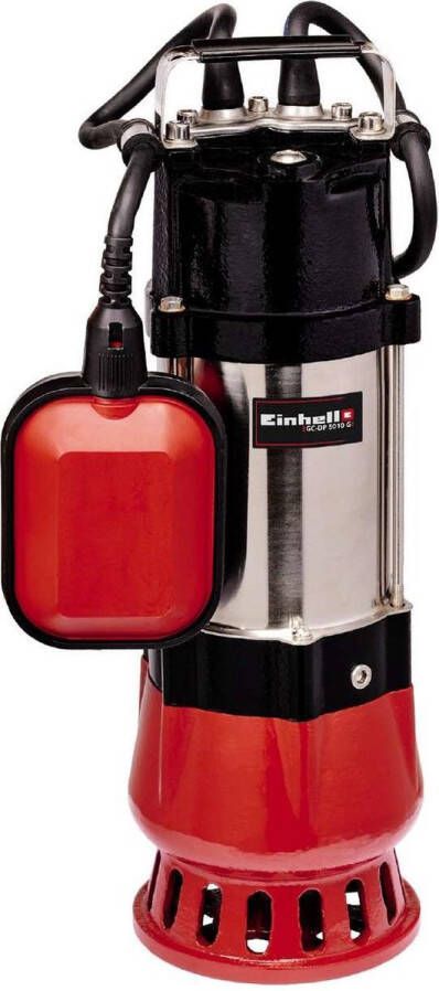 Einhell Elektrische Vuilwaterpomp GC-DP 5010 G 500 W 12000 l u draaghandgreep traploos in hoogte verstelbare vlotterschakelaar mechanische afdichting behuizing van gietijzer incl. aansluitingen