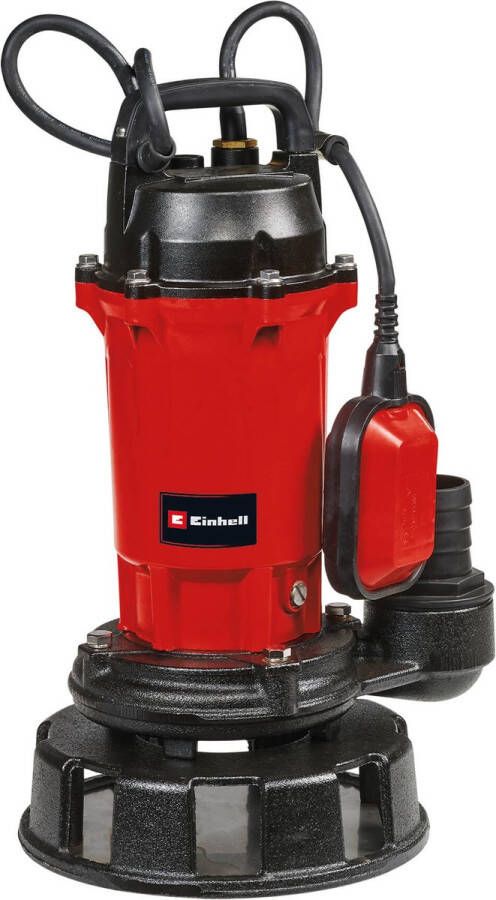 Einhell Elektrische Vuilwaterpomp GE-DP 900 Cut 900 W levercapaciteit 16.000 l u max. opvoerhoogte 11 5 m vreemde voorwerpen max. Ø35 mm max. aanzuighoogte 7 m geïntegreerd snijsysteem
