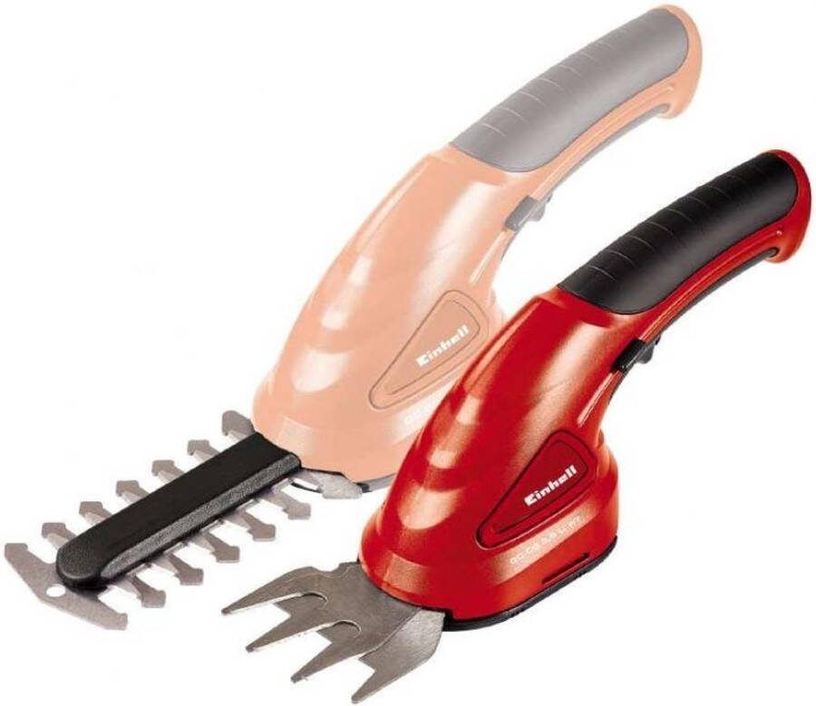Einhell Accu Gras- en Heggenschaar GC-CG 3 6 Li 3 6 V Li-ion 1 5Ah accu Knipbreedte grasschaar: 7 cm Snoeilengte heggenschaar: 10 cm