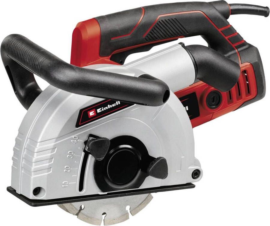 Einhell Muurfrees TE-MA 1700 (1700 W sleufbreedte-instelling tot 38 mm sleufdiepte tot 40 mm softstart overbelastingsbeveiliging incl. 4 diamantslijpschijven)