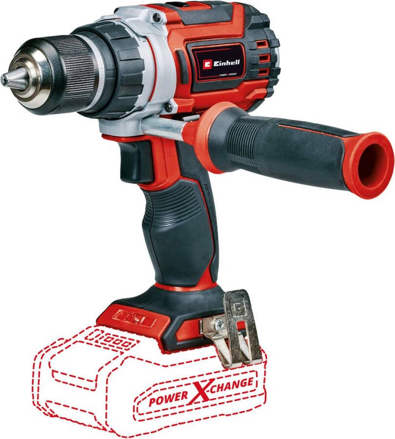 Einhell Accu Boor- Schroefmachine TP-CD 18 60 Li BL Solo Power X-Change 18 V Li-Ion 60 Nm 0-500 0-2.000 t min 13 mm snelspanboorkop Koolborstelloze motor Excl. accu en lader