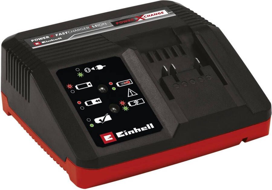 Einhell Snellader Power X-Change 18 V Laadstroom: 4A Geïntegreerde wandhouder Geschikt voor alle Power X-Change Accu's