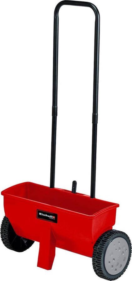 Einhell Strooiwagen GC-SR 12 (12 l 45 cm strooibreedte dubbele duwstang kliksluiting aan beide zijden verstelhendel corrosiebestendige rol behuizing van breukvast kunststof)