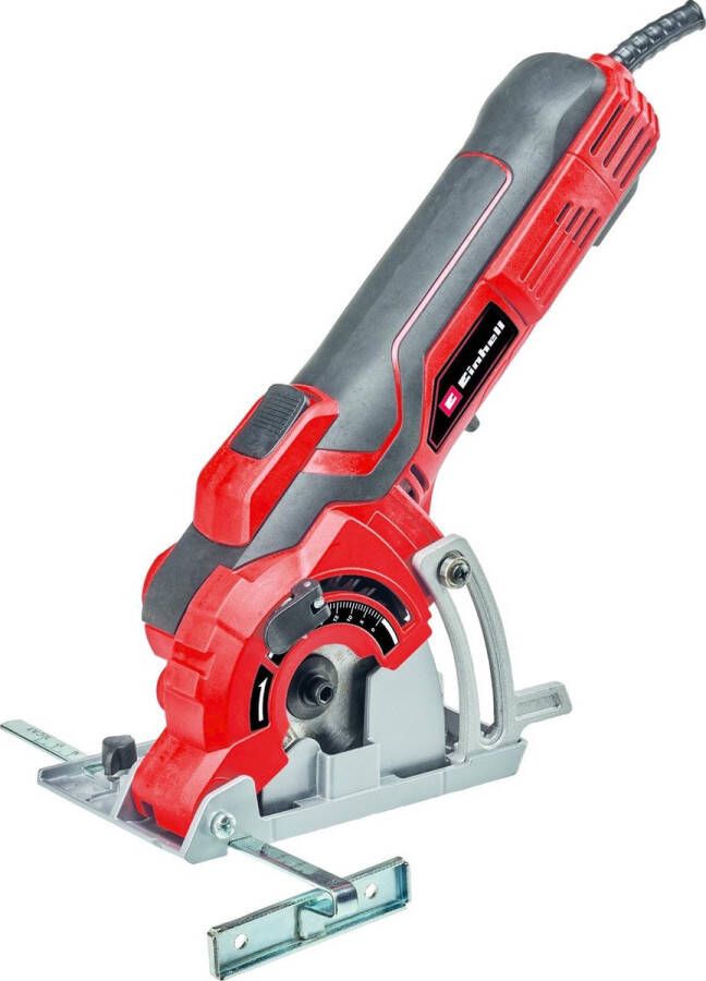 Einhell TC-CS 89 mini-cirkelzaag (600 watt eenvoudige instelling van de zaagdiepte tot 27 mm golfvergrendeling TCT-zaagblad parallelaanslag)