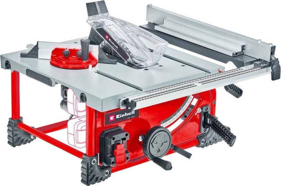 Einhell Accu Zaagtafel TE-TS 36 210 Li Solo Power X-Change 36 V Li-ion Ø210 Zaagblad 45° kantelbaar naar 1 zijde Incl. 40 tands zaagblad Excl. accu en lader