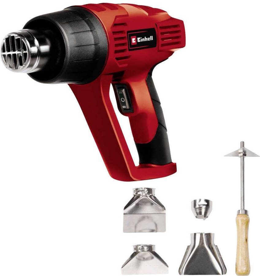 Einhell Verfafbrander TH-HA 2000 1 (2.000 W 2 temperatuurinstellingen 350° 550° 2 vermogensinstellingen oververhittingsbeveiliging incl. accessoires)