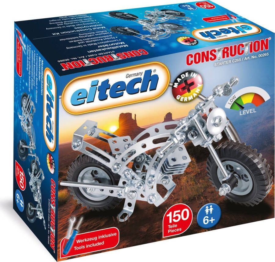 Eitech Bouwdoos Constructiespeelgoed Motorfiets 150 onderdelen