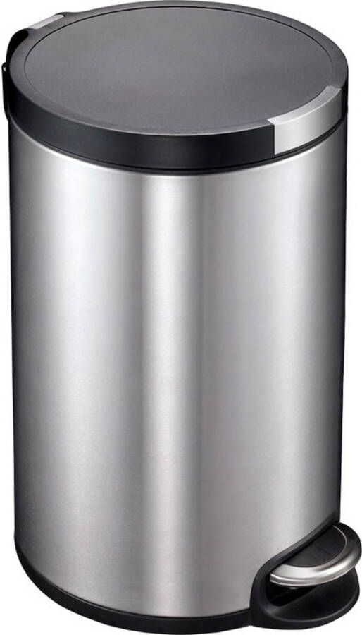 EKO Artistic pedaalemmer 12 ltr Stainless steel Plastic mat RVS