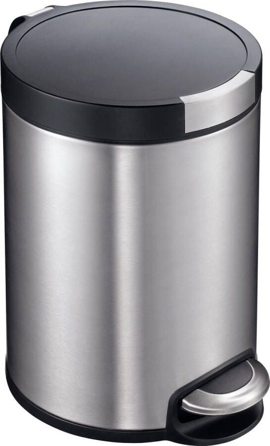 EKO Artistic pedaalemmer 5 ltr Stainless steel Plastic mat RVS