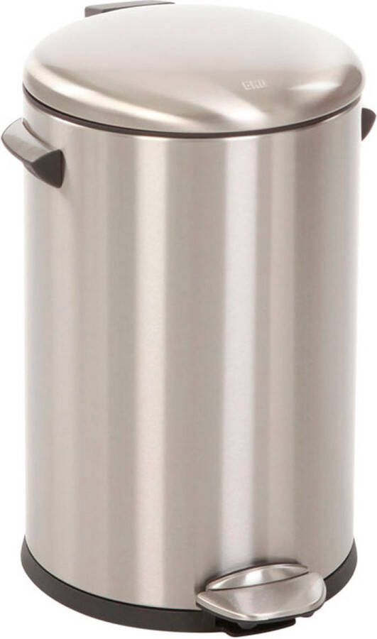 EKO Belle Deluxe pedaalemmer 12 ltr Stainless steel Plastic mat RVS