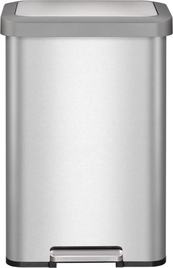 EKO Cozy pedaalemmer 45 liter Stainless steel Plastic mat RVS