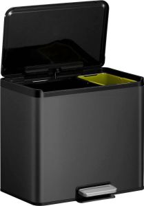 EKO Essential Recycler Pedaalemmer Afvalscheider 20 + 9l Zwart