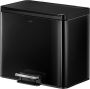 EKO Essential 2 Recycler pedaalemmer 15+15 ltr Steel Polypropylene zwart - Thumbnail 1