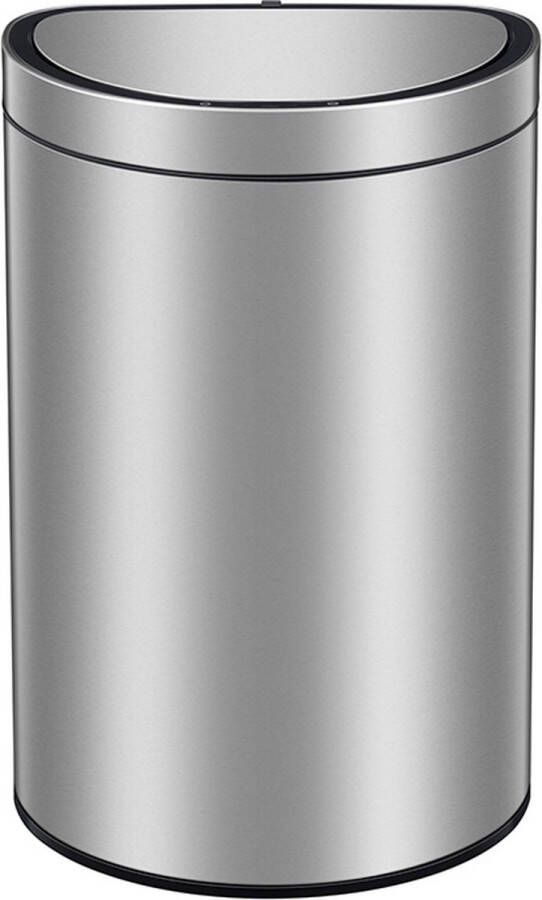 EKO Mirage Semi-round Sensor Bin 47 ltr Stainless steel mat RVS