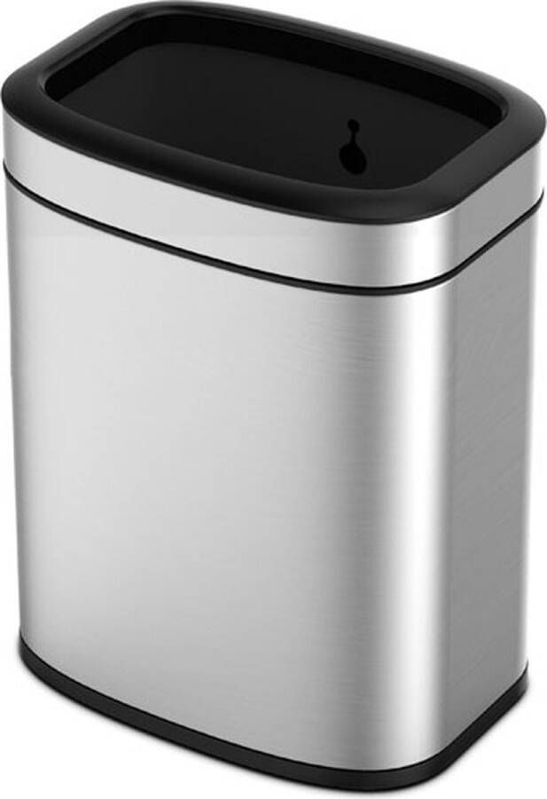 EKO OLI-Cube Open Top Bin 20 ltr Stainless steel Polypropylene mat RVS