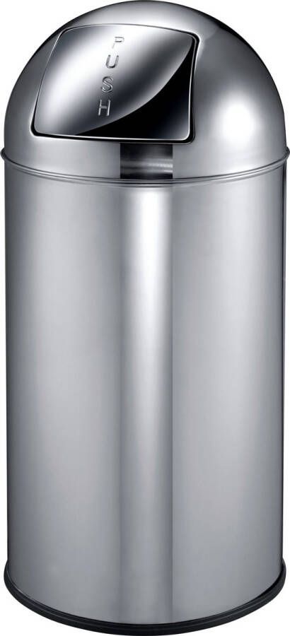 EKO Pushcan 40 ltr Stainless steel RVS