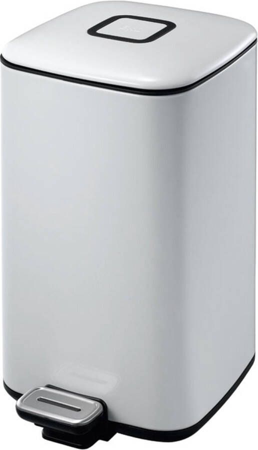 EKO Regent pedaalemmer 12 ltr Steel Plastic wit