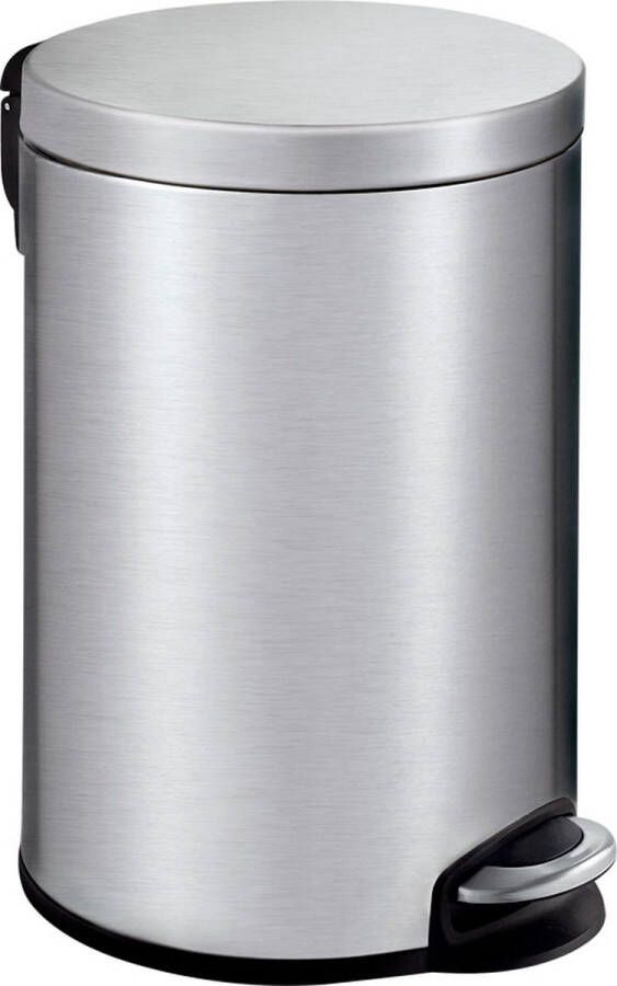 EKO Serene pedaalemmer 12 ltr Stainless steel Plastic mat RVS