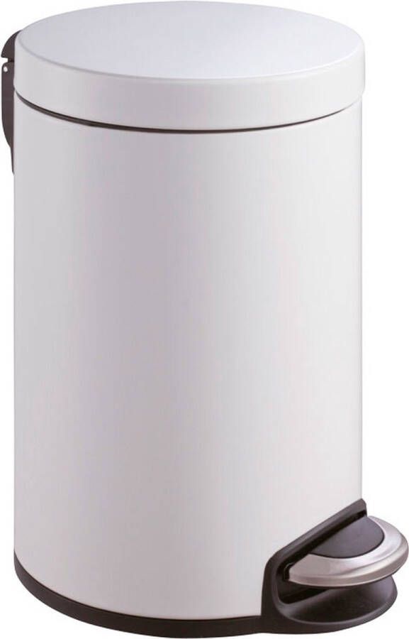 EKO Serene pedaalemmer 20 liter Stainless steel Plastic wit