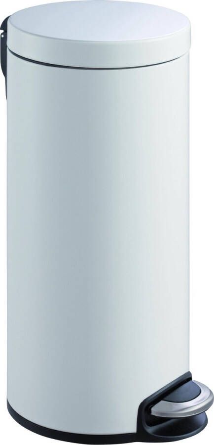 EKO Serene pedaalemmer 30 ltr Stainless steel Plastic wit