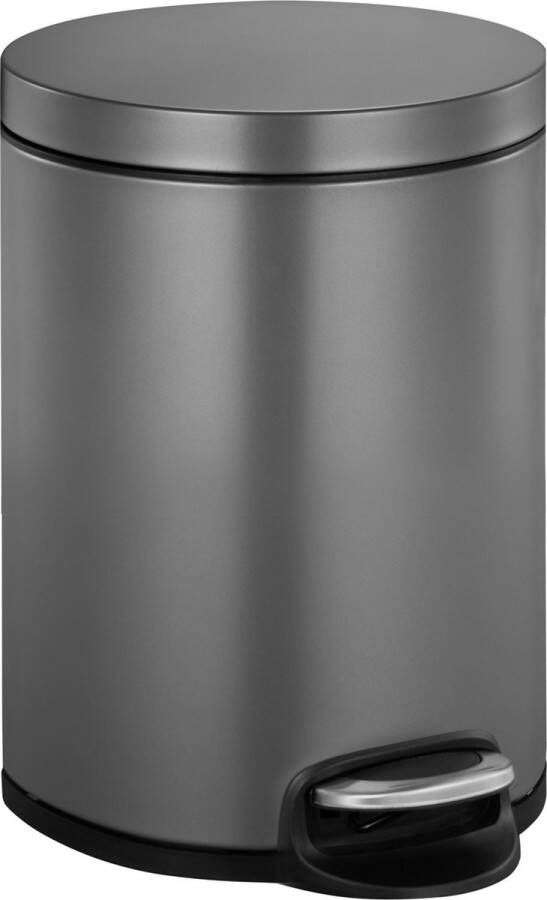 EKO Serene pedaalemmer 5 liter Steel Plastic platinum