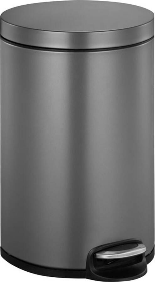 EKO Serene pedaalemmer 8 liter Steel Plastic platinum