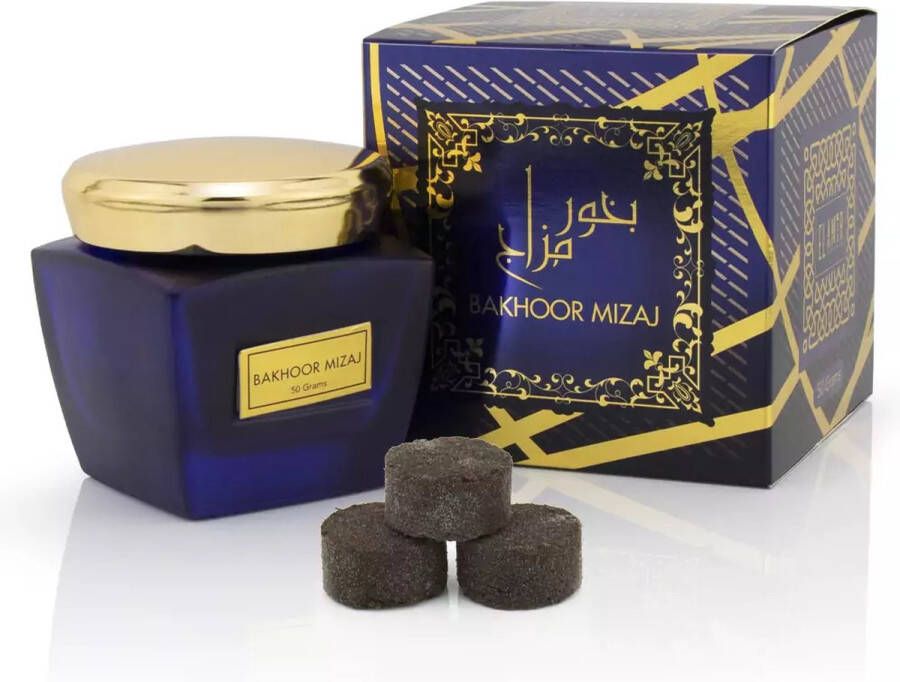 EL AMIR Bakhour Mizaj 50 g Wierook Oud Encens Dubai Bakhoor de qualité Encens wierook