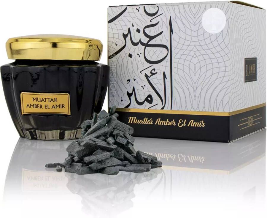 EL AMIR Bakhour Muattar amber 50 g Wierook Oud Encens Dubai Bakhoor de qualité Encens wierook