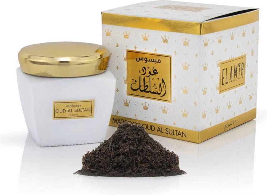 EL AMIR Bakhour Oud al sultan 50 g Mambsos Wierook Oud Encens Dubai Bakhoor de qualité Encens wierook