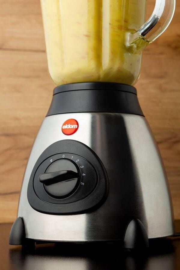 Eldom BK4S WROOM 1 5 l Keukenblender Zwart Grijs 400 W
