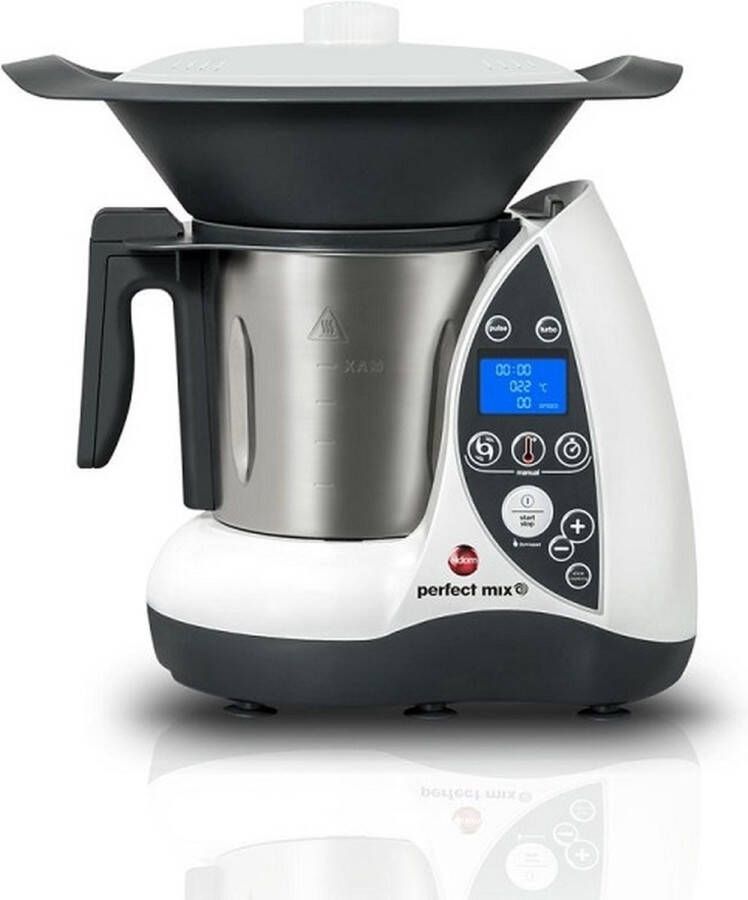Eldom Stoomkoker groente stomer 2L 1500W wit zwart
