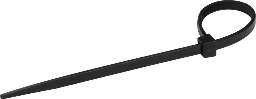 Electro Lighting Kabelbinders 4.8 x 250 mm zwart zak 100 stuks Tiewraps Binders