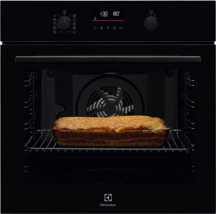 Electrolux Pyrolyse Multifunctionele oven Pulsed Spray Warmte EOF6P46Z Zwart Koude deur L67 X L63 5 x H65.4cm