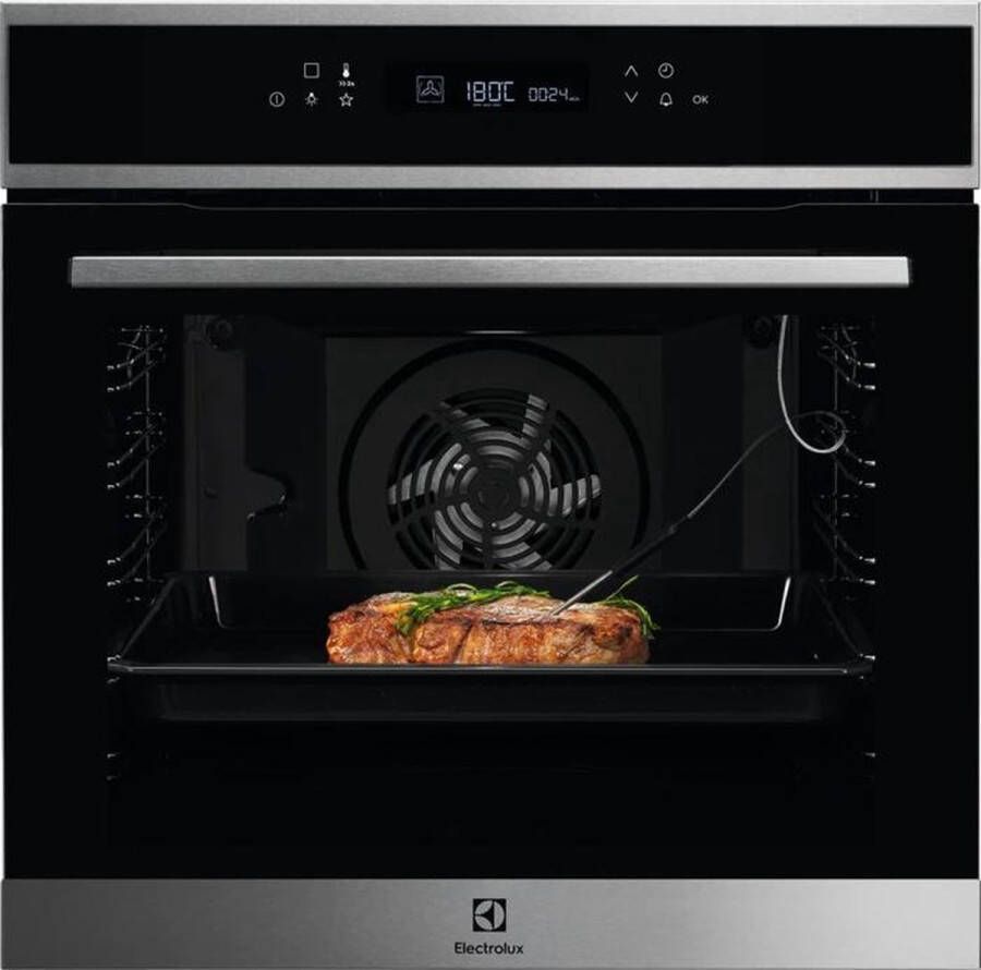 Electrolux Inbouwoven Model EOE7P11X 72 liter RVS Pyrolyse-reiniging Fast Preheat-functie