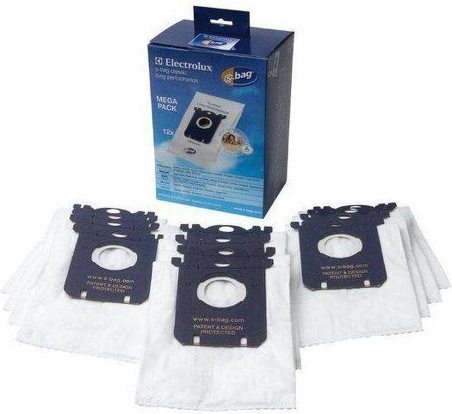 Electrolux stofzuigerzakken S-bag E201M 12 stuks