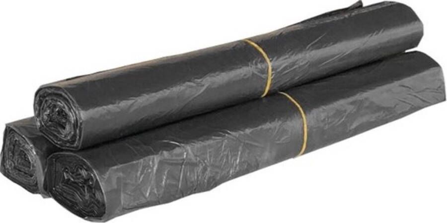 Eleganca stevige HDPE vuilniszakken 60 gebruiksvriendelijke afvalzakken voor pedaalemmers afvalemmers inbouwprullenbakken en touch bins grijze vuilniszakken 3 rollen van 20 afvalzakken 61x80cm