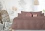 Elegance Dekbedovertrek Uni Percal Katoen Met Bies old pink 260x200 220cm - Thumbnail 1