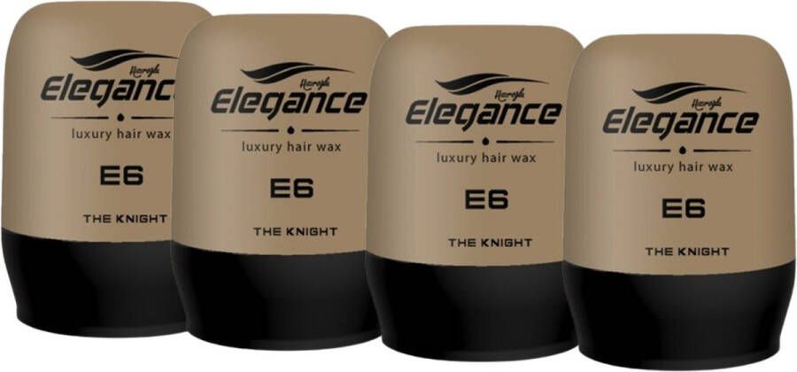 Elegance Haarwax Matt 4 stuks 4 x 150 ml Voordeelverpakking