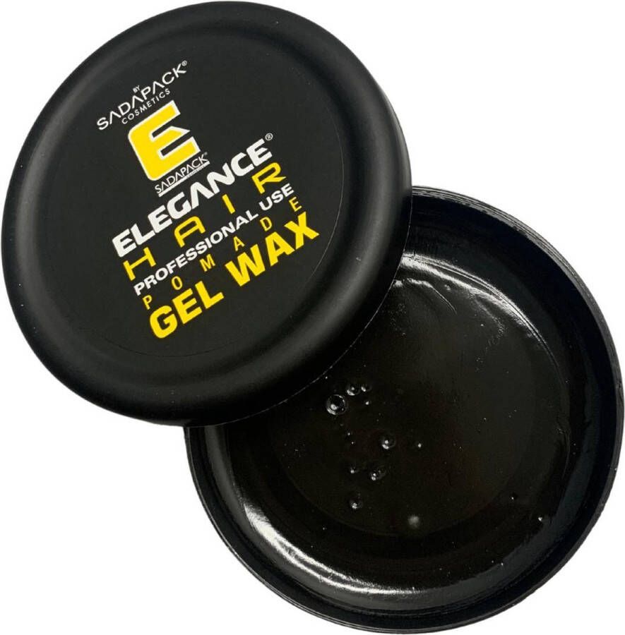 Elegance Pomade Hair Wax Transparant 150ML Geel – Haargel voor Mannen