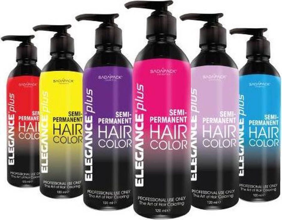 Elegance Semi Permanent Hair Color Brown 120 ml (Semi permanente Verf)