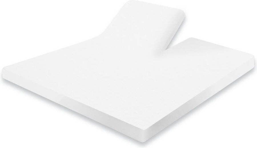 Splittopper Molton Matrasbeschermer Hoeslaken Stretch 180x220