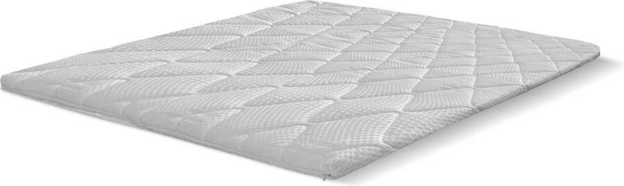 Elegance Topdekmatras Border Latex 6cm 180x200 Oplegmatras Topper Matras